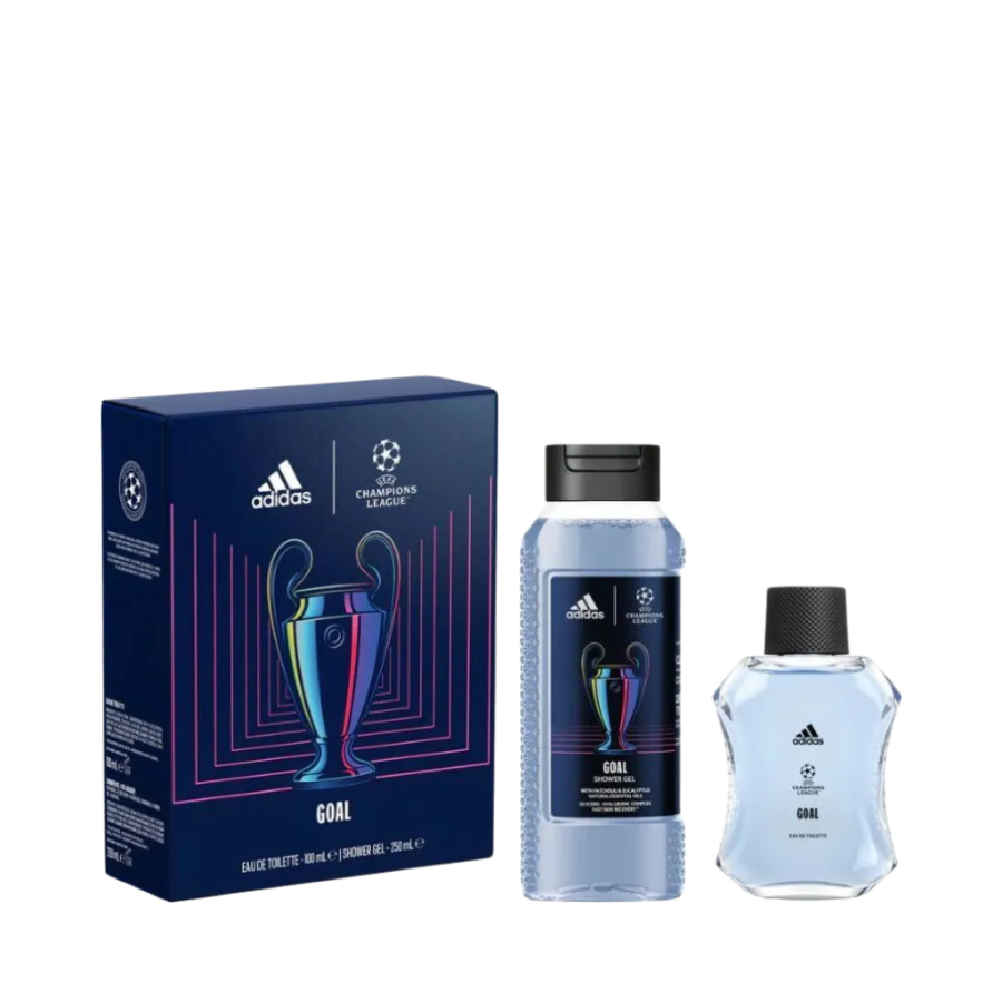 Kit Adidas Uefa Champions League Goal (Eau de Toilette 100ml + Shower Gel 250ml) – Adidas