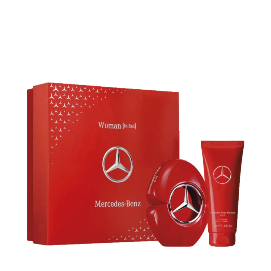 Kit Woman In Red (Eau de Parfum 60ml + Body Lotion 100ml) – Mercedes-Benz