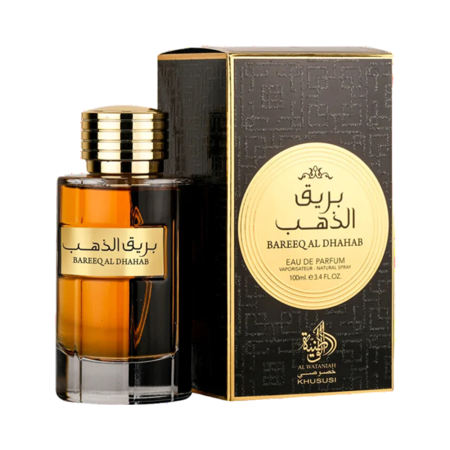 Bareeq Al Dhahab Eau de Parfum Masculino – Al Wataniah