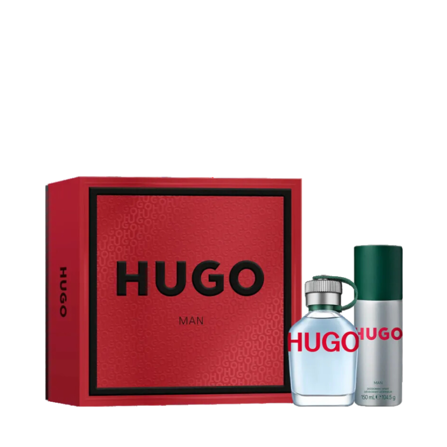 Kit Hugo Man (Eau de Toilette 75ml + Desodorante 150ml) – Hugo Boss
