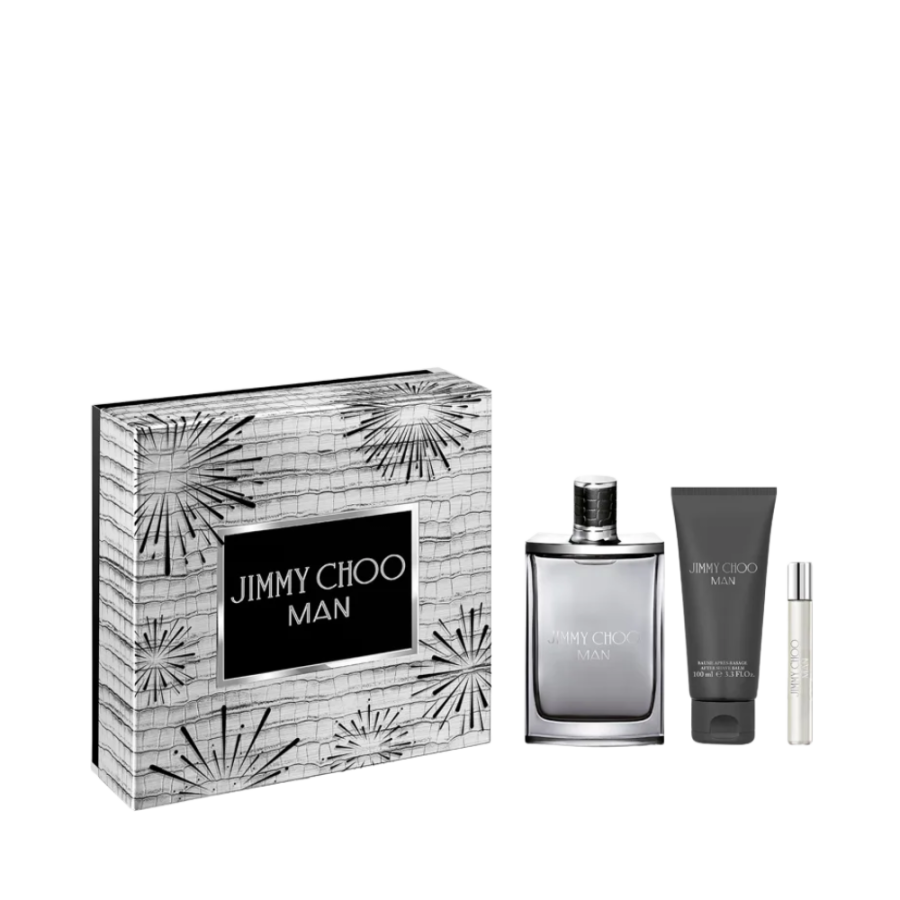 Kit Jimmy Choo Man (Eau de Toilette 100ml + Travel Size 7,5ml + Sabonete Líquido 100ml)