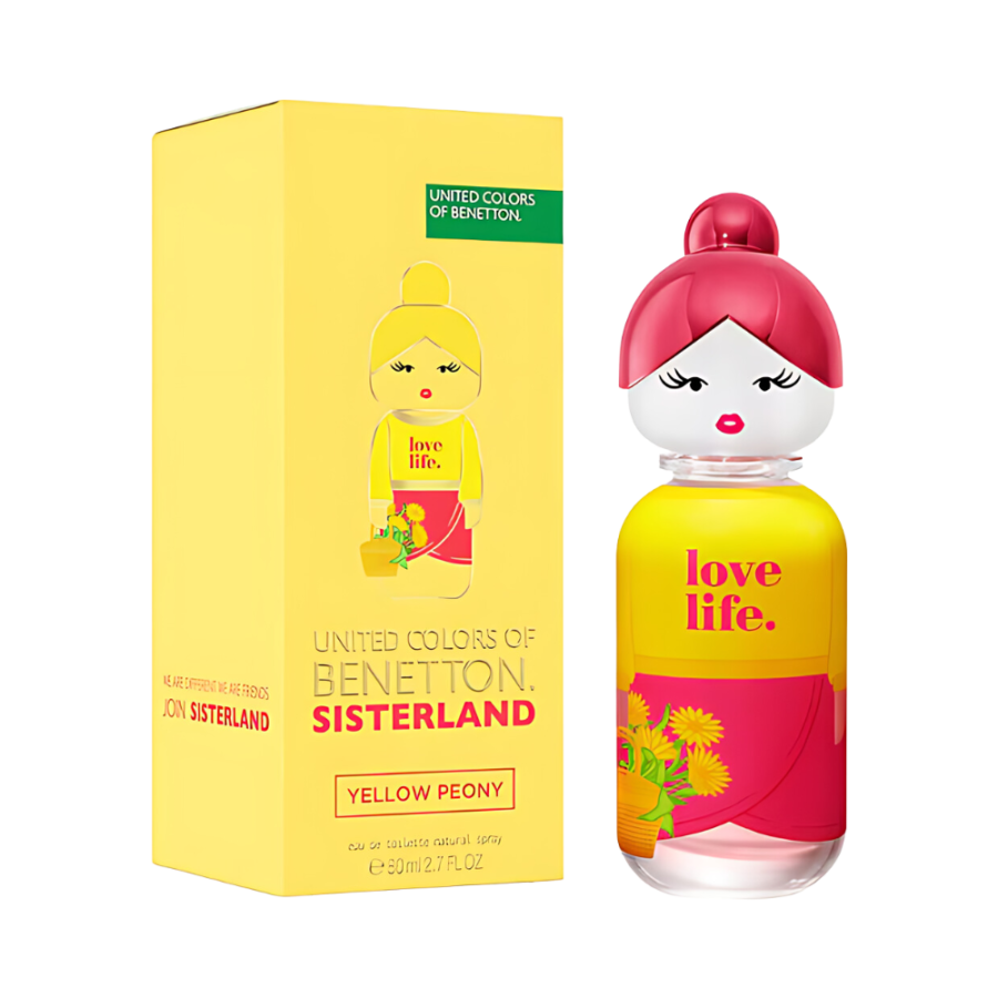 Sisterland Yellow Peony Eau De Toilette Feminino – Benetton