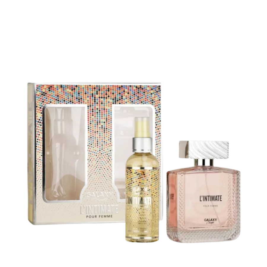 Kit L’Intimate Pour Femme (Eau de Parfum 100ml + Body Mist 100ml) – Galaxy Plus