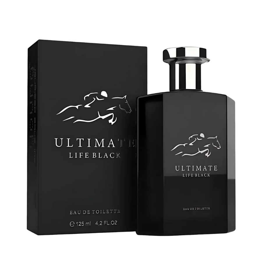 Ultimate Life Black Eau de Toilette Masculino – Linn Young