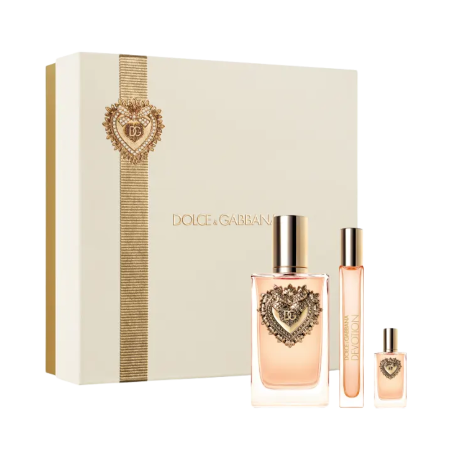 Kit Devotion Feminino (Eau de Parfum 100ml + Travel Size 10ml + Mini Size 5 ml) – Dolce &amp; Gabbana