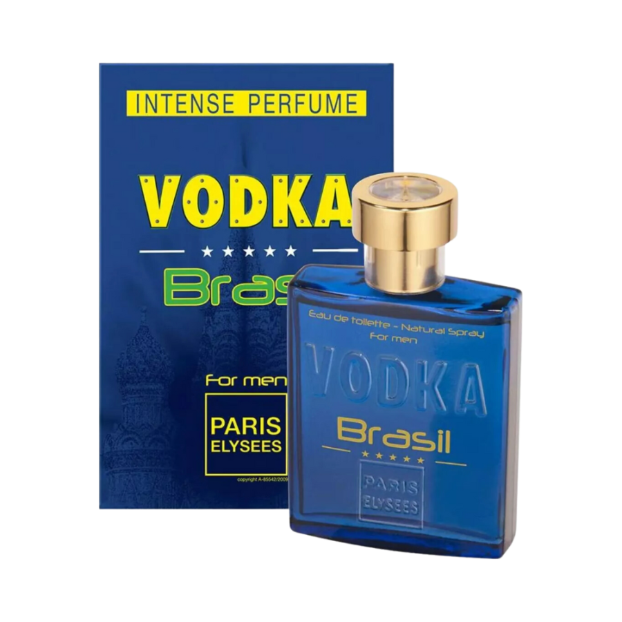 Vodka Brasil Azul Eau de Toilette Masculino – Paris Elysees