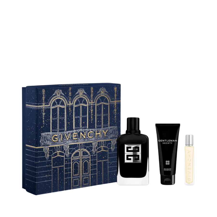 Kit Perfume Gentleman Society Eau de Parfum de Givenchy 100ml + Shower Gel 75ml e Travel Size 12,5ml